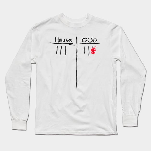 House vs God (Light ver.) Long Sleeve T-Shirt by FnCWorks